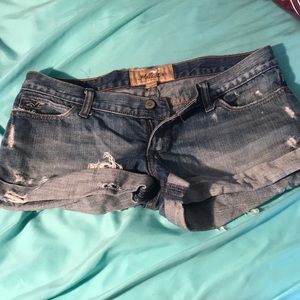 Hollister jean shorts